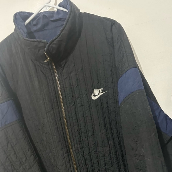 Nike Reversible 90’s Vintage puffy big logo swoosh mens jacket unisex size XL - Picture 9 of 16